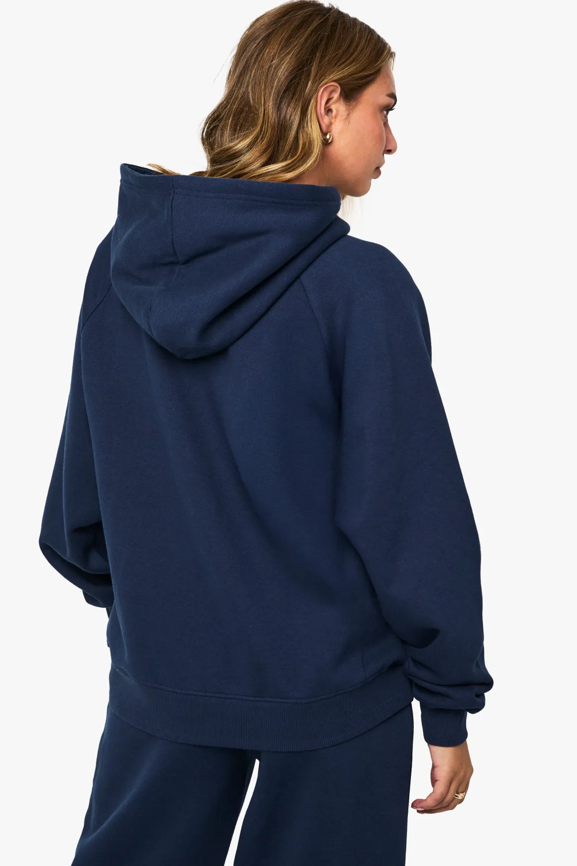 Sweat à capuche oversize à emmanchure raglan
