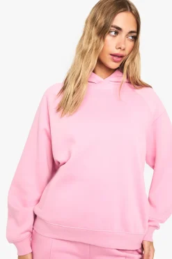 Sweat à capuche oversize à empiècements raglan