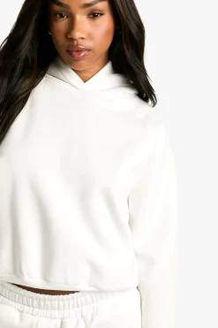 Sweat à capuche oversize à ourlet profond