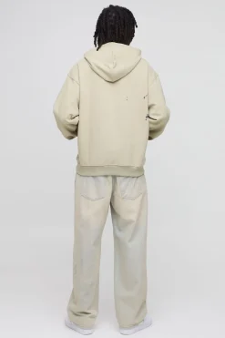Sweat à capuche oversize "Paint Splatter Limited Edition Loopback"