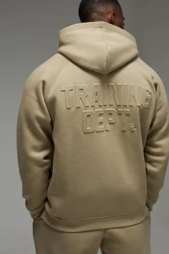 Sweat à capuche oversize à slogan - MAN Active