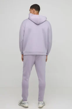 Sweat à capuche oversize zip Through Bonded Scuba