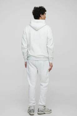 Sweat à capuche slim basique à enfiler