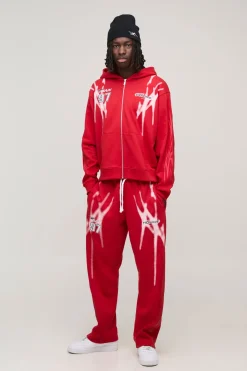 boohooMAN Sweat à capuche sport oversize, à coupe boxy, pour homme délavé avec fermeture éclair intégrale.<Homme Sweats À Capuche Et Sweatshirts|Sweats À Capuche Et Sweats