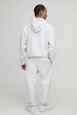 boohooMAN Sweat à capuche surdimensionné, rétréci et en tissu épais<Homme Sweats À Capuche Et Sweatshirts|Sweats À Capuche Et Sweats