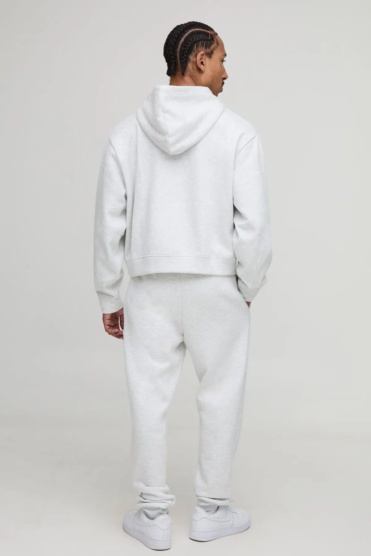 boohooMAN Sweat à capuche surdimensionné, rétréci et en tissu épais<Homme Sweats À Capuche Et Sweatshirts|Sweats À Capuche Et Sweats