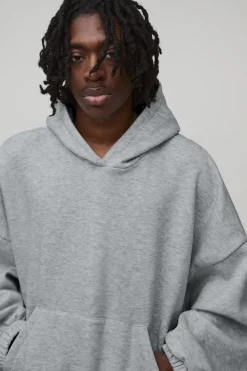 Sweat à capuche surdimensionné imprimé Batwing Man