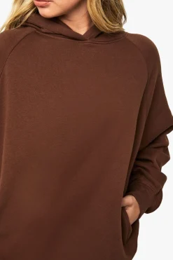 Sweat à capuche surdimensionné à empiècements raglan