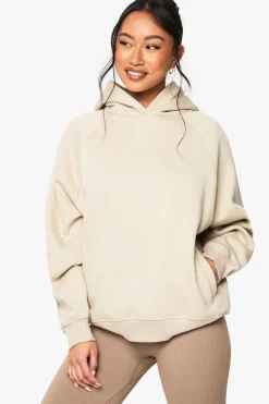 Sweat à capuche surdimensionné à coutures raglan