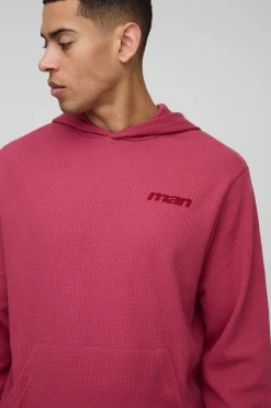 Sweat à capuche Varsity Waffle MAN coupe régulière
