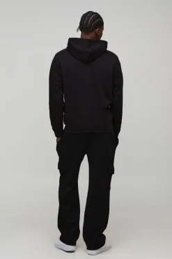 Sweat à capuche zippé à coupe régulière