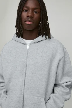 Sweat à capuche zippé oversize Basic BM Signature