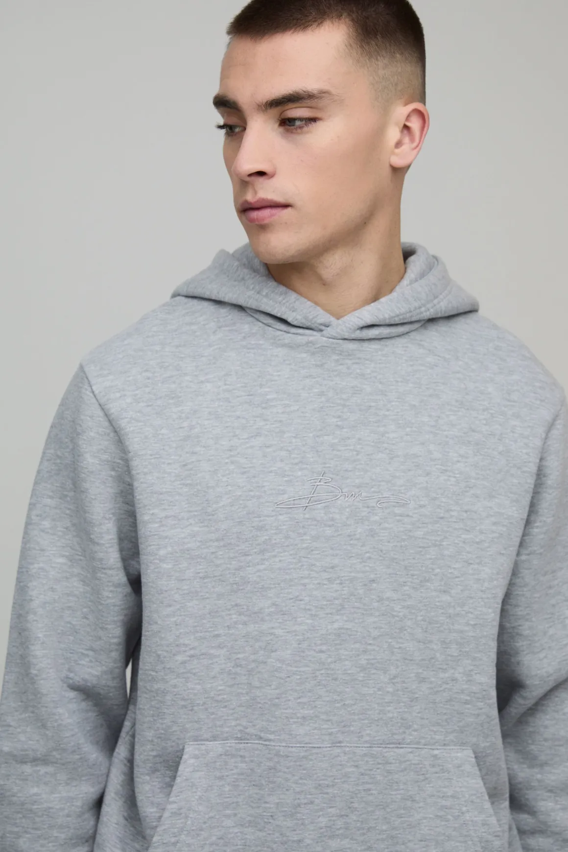 Sweat à Casynthétiqueche Basic BM Signature Coupe Regular à Enfiler