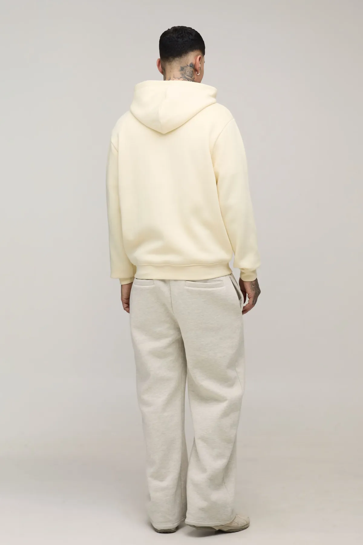 boohooMAN Sweat À Casynthétiqueche Basique Tall Regular Avec Fermeture Éclair Intégrale<Homme Tout Afficher|Sweats À Capuche Tall