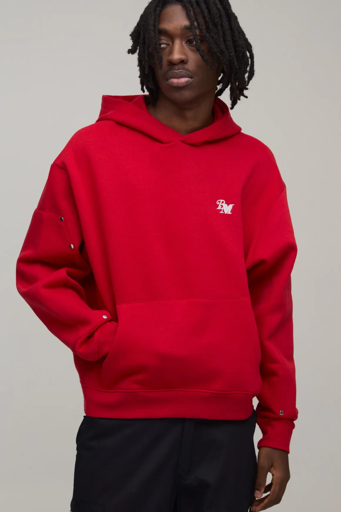Sweat à Casynthétiqueche BM Oversize Boxy à Panneaux