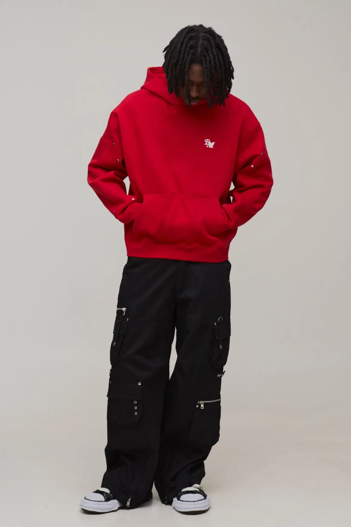 Sweat à Casynthétiqueche BM Oversize Boxy à Panneaux