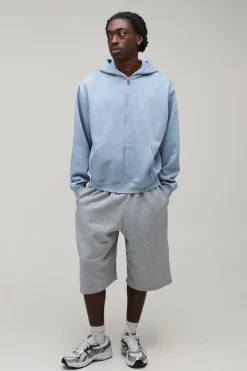 Sweat À Casynthétiqueche Boxy Avec Fermeture Éclair