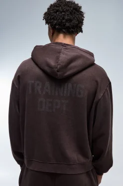 Sweat À Casynthétiqueche Boxy Délavé Training Dept