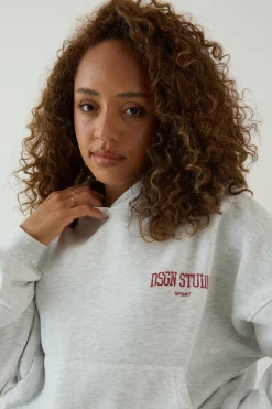 DSGN Studio Sweat À Casynthétiqueche Boxy Imprimé Collegiate<Femme Sweats À Capuche Et Sweats|Dsgn Studio