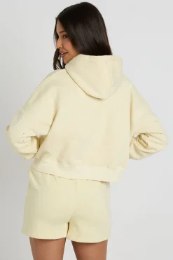 boohoo Sweat À Casynthétiqueche Boxy Zippé Clouté Effet Délavé<Femme Sweats À Capuche Et Sweats|Athleisure