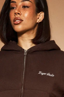 Sweat À Casynthétiqueche Boxy Zippé Dsgn Studio