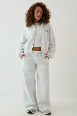 Sweat À Casynthétiqueche Boxy Zippé Imprimé Universitaire Dsgn Studio