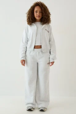 Sweat À Casynthétiqueche Boxy Zippé Imprimé Universitaire Dsgn Studio