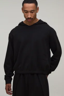 Sweat À Casynthétiqueche Col En V Oversize Boxy En Molleton Bouclette