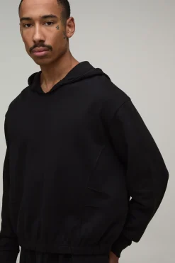 Sweat À Casynthétiqueche Col En V Oversize Boxy En Molleton Bouclette