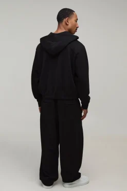 Sweat À Casynthétiqueche Col En V Oversize Boxy En Molleton Bouclette