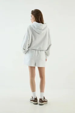 Sweat À Casynthétiqueche Court Boxy Avec Fermeture Éclair Dsgn Studio