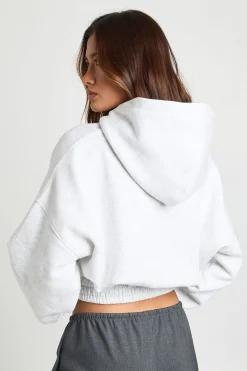 boohoo Sweat À Casynthétiqueche Court<Femme Sweats À Capuche Et Sweats|Sweats À Capuche Et Sweatshirts