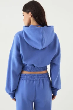 Sweat à Casynthétiqueche Court Boxy Zippé DSGN Studio Sport