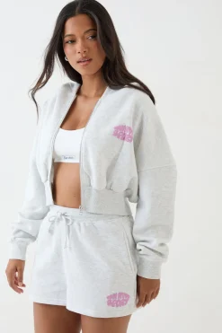 DSGN Studio Sweat À Casynthétiqueche Court Boxy Sport Bubble<Femme Sweats À Capuche Et Sweats|Dsgn Studio