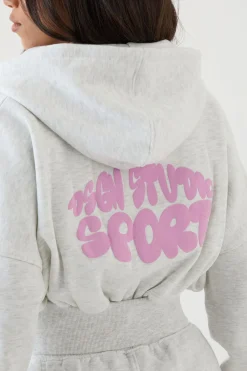 DSGN Studio Sweat À Casynthétiqueche Court Boxy Sport Bubble<Femme Sweats À Capuche Et Sweats|Dsgn Studio