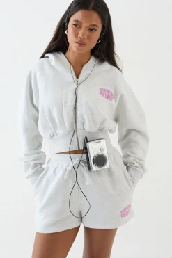 DSGN Studio Sweat À Casynthétiqueche Court Boxy Sport Bubble<Femme Sweats À Capuche Et Sweats|Dsgn Studio