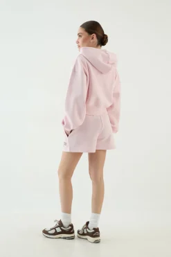 Sweat À Casynthétiqueche Court Boxy Zippé Avec Appliqué Dsgn Studio