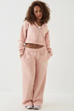 Sweat à Casynthétiqueche Court Zippé Boxy avec Appliqué Éponge DSGN Studio