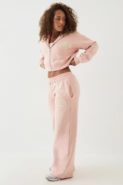 Sweat à Casynthétiqueche Court Zippé Boxy avec Appliqué Éponge DSGN Studio