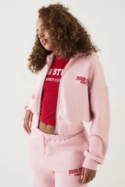 Sweat à Casynthétiqueche Court Boxy DSGN Studio avec Cordon Contrastant