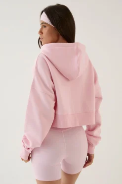 Sweat À Casynthétiqueche Court Boxy Zippé Avec Appliqué Collegiate Dsgn Studio