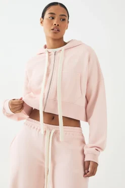 Sweat à Casynthétiqueche Court Boxy DSGN Studio avec Cordon Contrastant