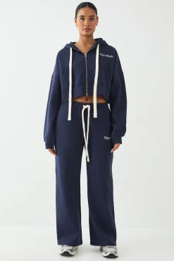 DSGN Studio Sweat à Casynthétiqueche Court Boxy avec Cordon Contrastant<Femme Sweats À Capuche Et Sweats|Dsgn Studio