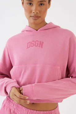 DSGN Studio Sweat À Casynthétiqueche Court Boxy En Coton 100% Surteint<Femme Sweats À Capuche Et Sweatshirts|Dsgn Studio