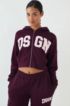 Sweat À Casynthétiqueche Court Boxy Avec Appliqué À Pois Dsgn Studio