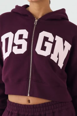 Sweat À Casynthétiqueche Court Boxy Avec Appliqué À Pois Dsgn Studio