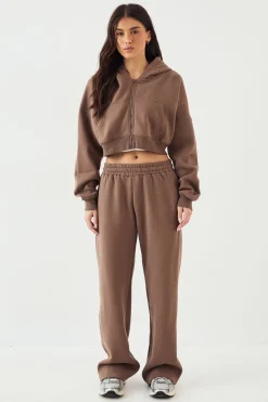 DSGN Studio Sweat à casynthétiqueche court boxy zippé<Femme Sweats À Capuche Et Sweats|Dsgn Studio