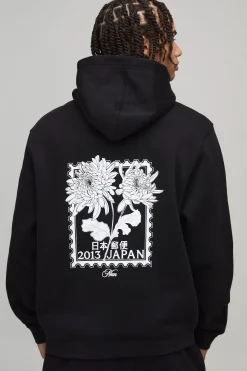 Sweat à Casynthétiqueche Décontracté Imprimé Floral Japonais