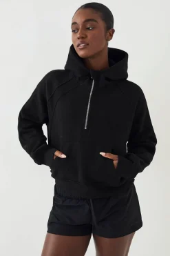 DSGN Studio Sweat à Casynthétiqueche Demi-Zip à Panneaux Côtelés<Femme Sweats À Capuche Et Sweats|Dsgn Studio