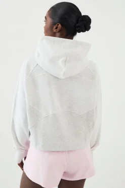 Sweat à Casynthétiqueche Demi-Zip à Panneaux Côtelés DSGN Studio